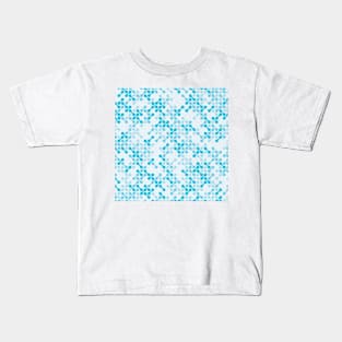 Nice metaball pattern abstract in blue Kids T-Shirt